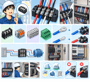 端子台って何？　電線を「つなぐ・分ける」ための部品を初心者向けに解説！