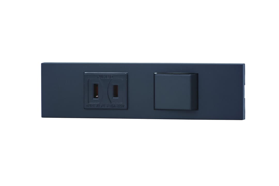 神保電器 KAG-2517   家具・機器用 コンセント/スイッチセット