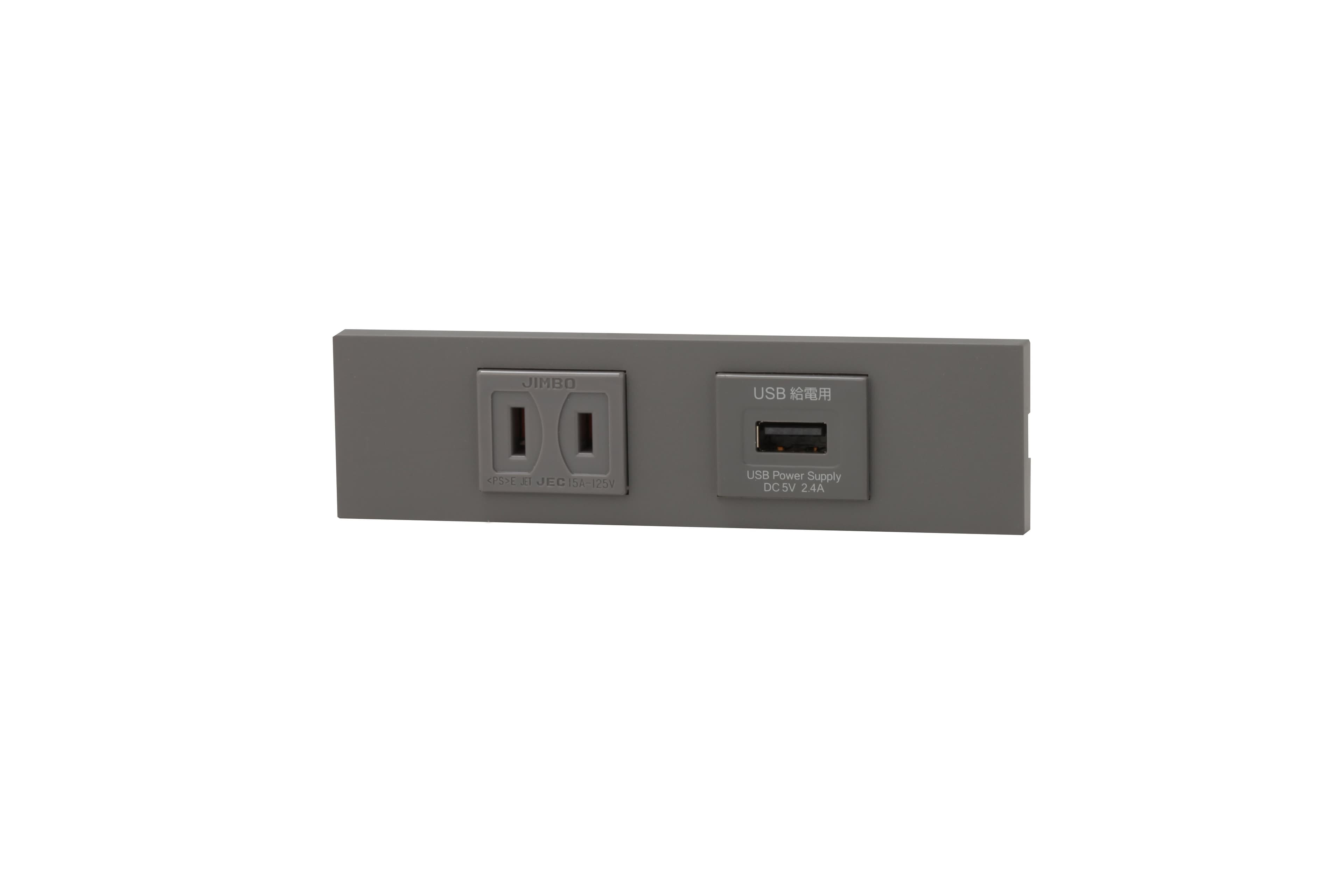 神保電器 KAG-2606   コンセント+USBコンセントセット