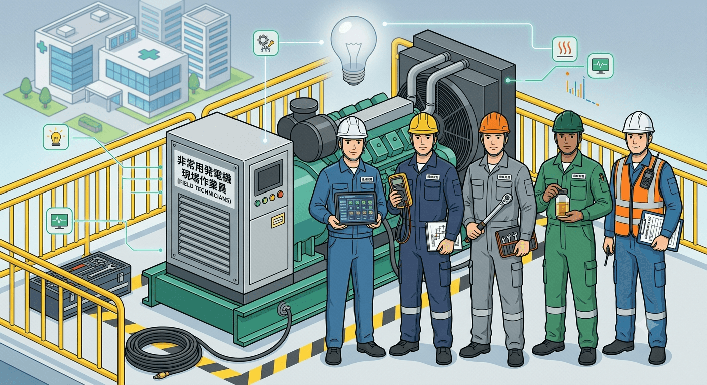 非常用発電機の負荷試験とは？