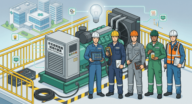 非常用発電機の負荷試験とは？
