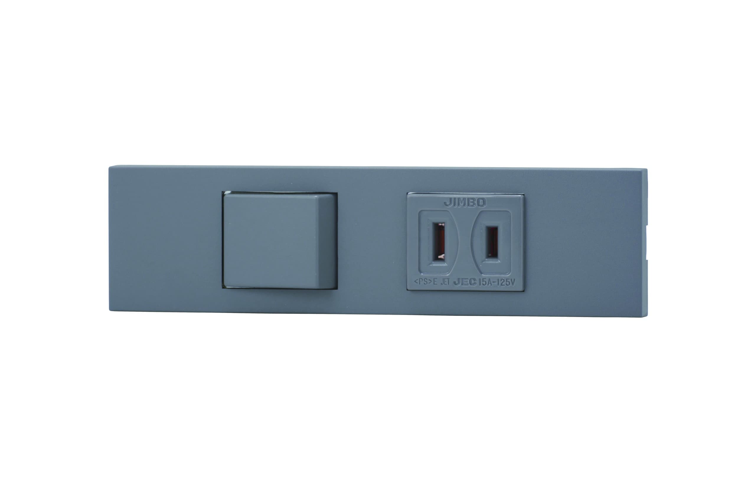 神保電器 KAG-2513   家具・機器用 コンセント/スイッチセット