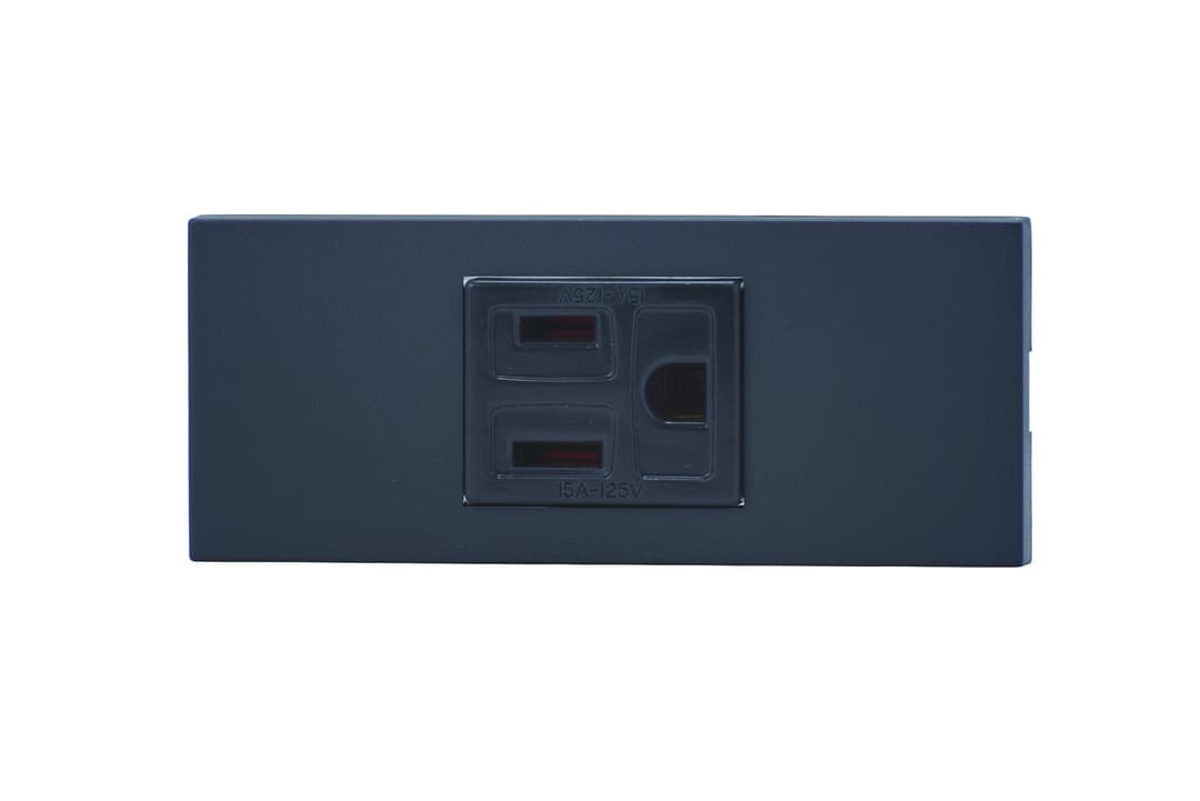 神保電器 KAG-1511   家具・機器用 コンセント/スイッチセット