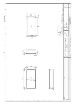 内外電機 CMEZ408016WC   盤用キャビネット