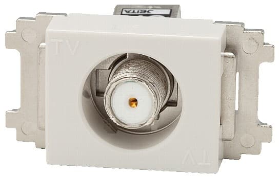 神保電器 CSW-K7S-PW   テレビ端子