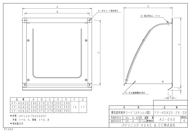 パナソニック FY-HDX25-photo1