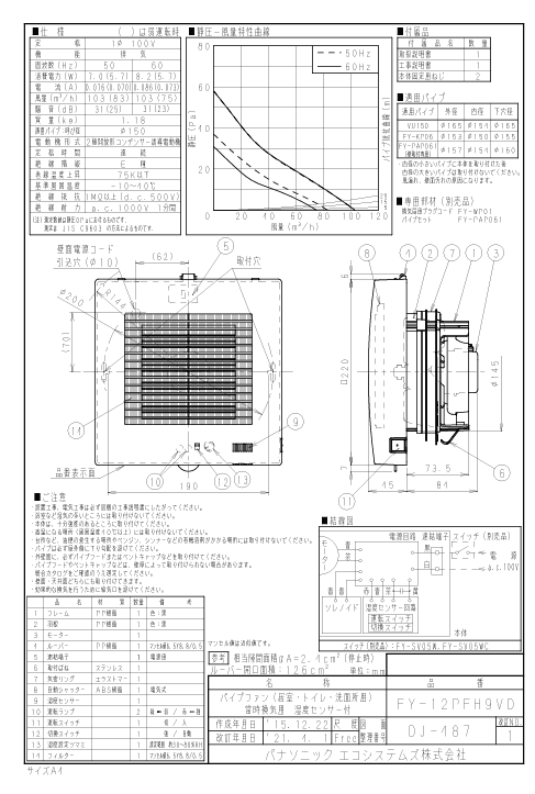 パナソニック FY-12PFH9VD-photo1