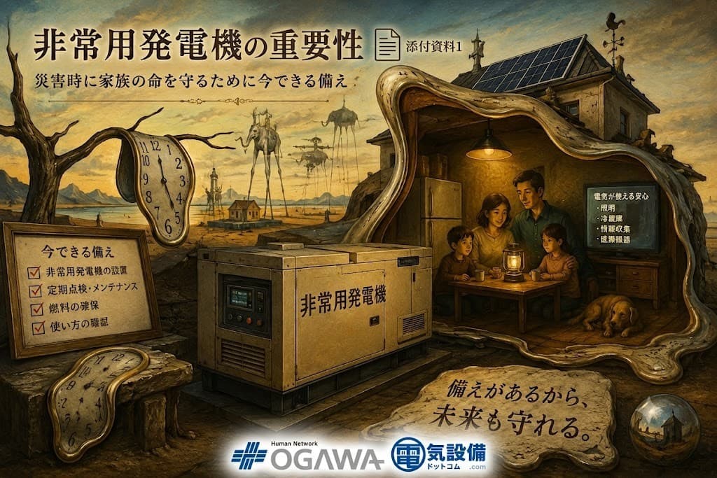 なぜ非常発電はいるの？必要性をわかりやすく解説