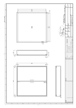 内外電機 CMEZ121220WC   盤用キャビネット