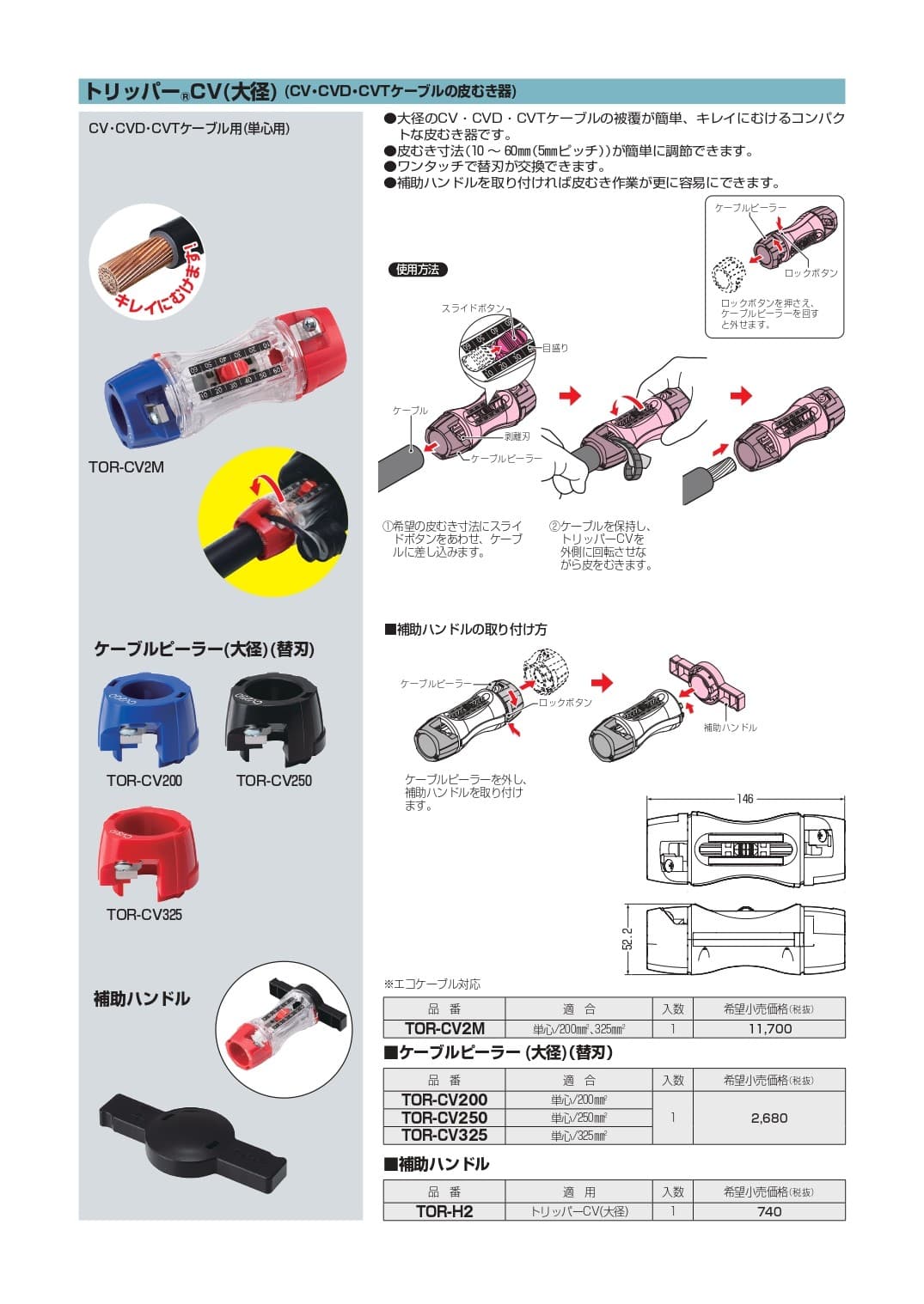 未来工業 TOR-H2   補助ハンドル