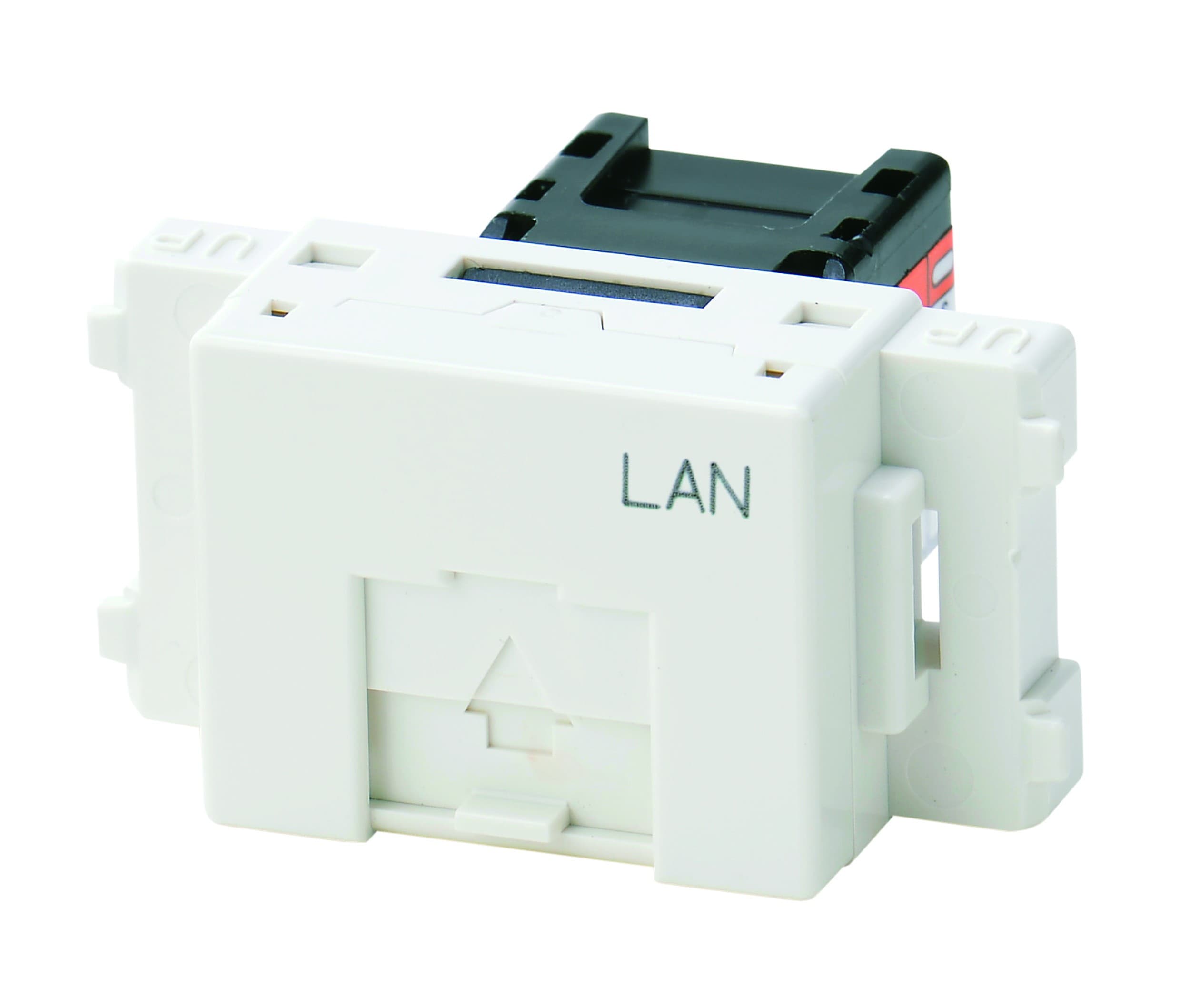 神保電器 JEC-BN-LW6L-PW   モジュラジャック