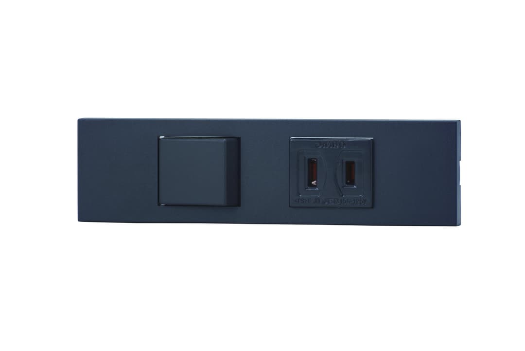 神保電器 KAG-2514   家具・機器用 コンセント/スイッチセット