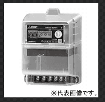 三菱電機 M1PM-R1P2W100V30A60HZTEKN   単相2線式電子式電力量計(普通電力量計)