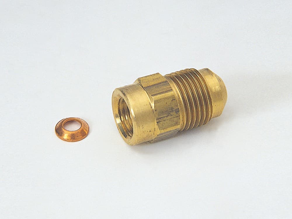 イチネンTASCO TA261D-4   フレアーアダプター3/8X1/2(1ケ)