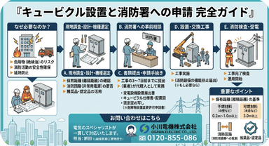 キュービクル設置・更新時「消防署への申請」とは？