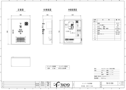 日東工業 TGD-V2-55HA インバーター起動盤、三相3線200V