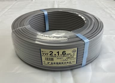 弥栄電線 VV-F2X1.6   600Vビニル絶縁ビニルシースケーブル平形