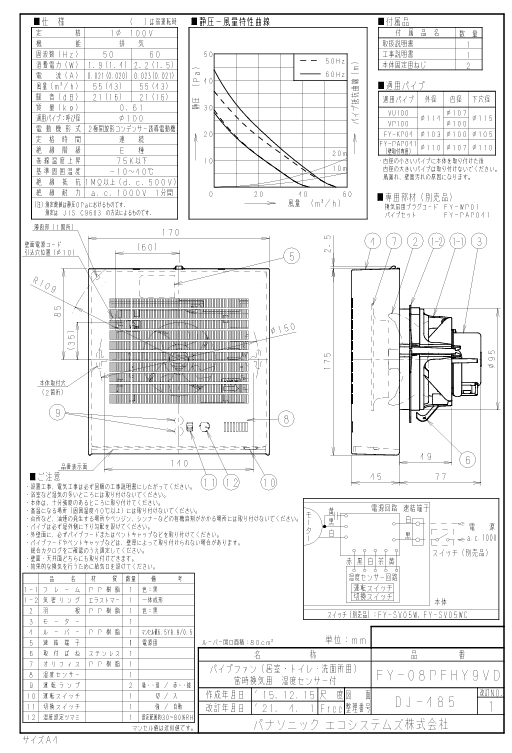 パナソニック FY-08PFHY9VD-photo1