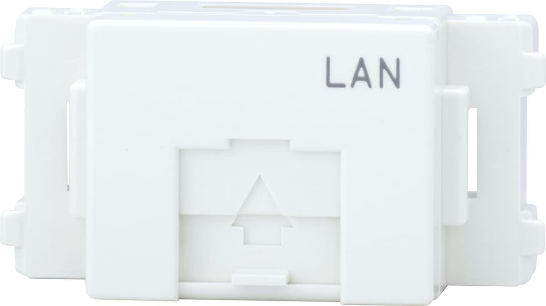 神保電器 JEC-BN-LW6AL-PW   モジュラジャック
