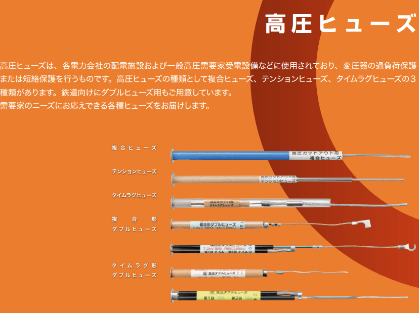 高圧ヒューズの3大分類を完全解説