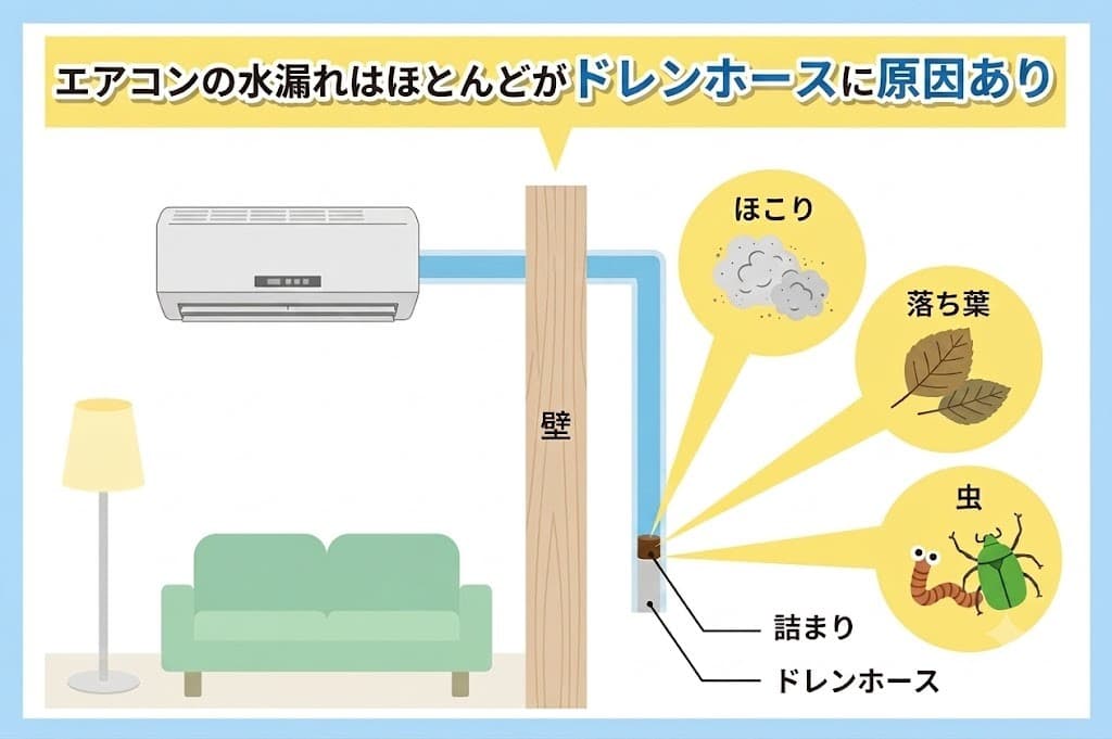 エアコンドレン配管の重要性とは？正しい施工と配管サイズ選定がトラブルを防ぐ