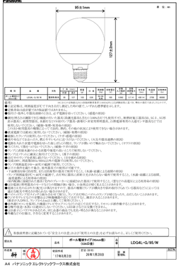 パナソニック LDG4LG95W ボール電球95ミリ径