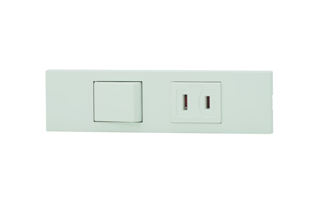 神保電器 KAG-2512   家具・機器用 コンセント/スイッチセット