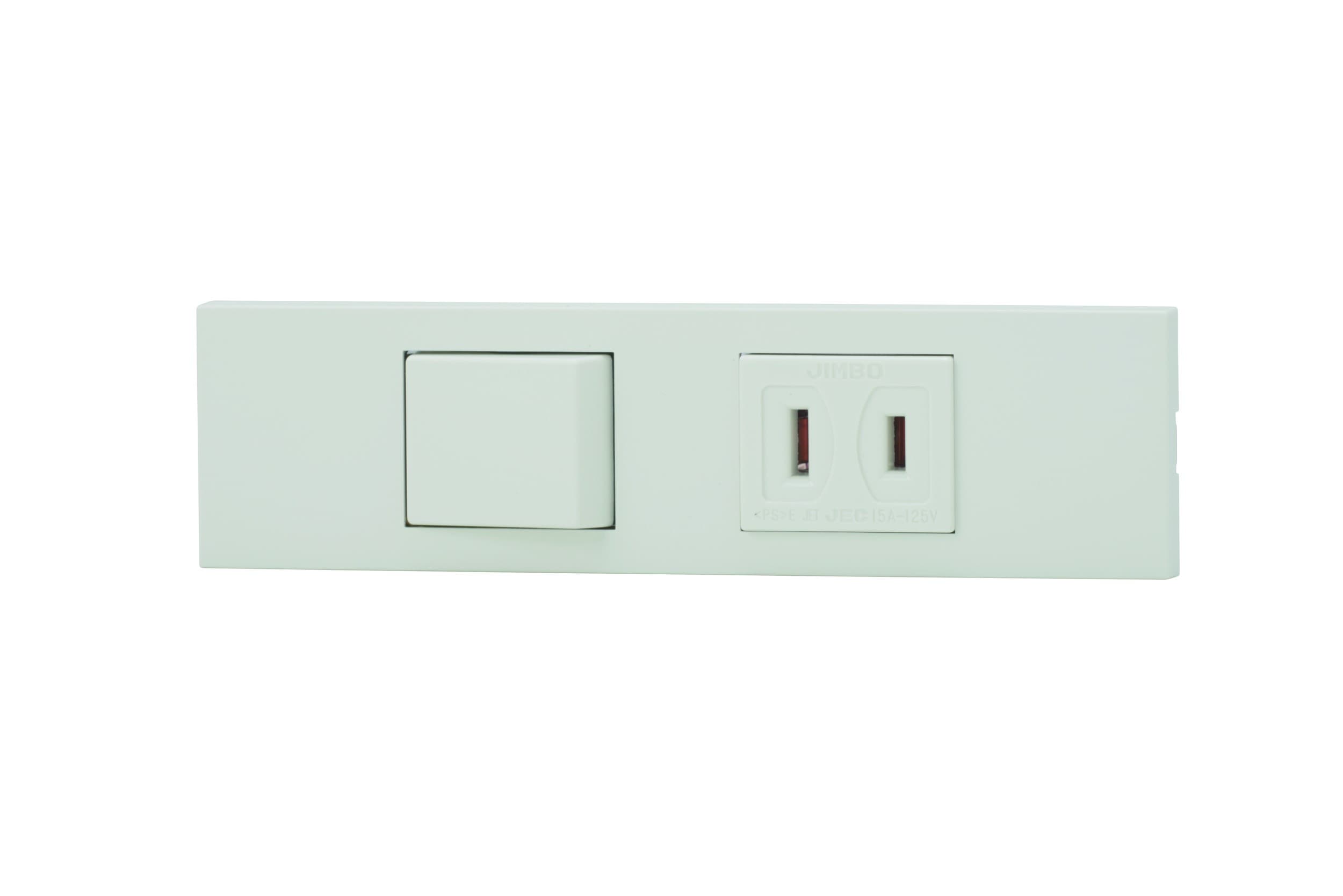 神保電器 KAG-2512   家具・機器用 コンセント/スイッチセット