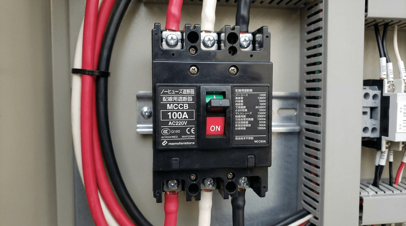 ノーヒューズ遮断器（MCCB）とは？仕組み・役割・漏電遮断器との違い