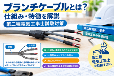ブランチケーブルとは？第二種電気工事士を目指す方が知っておきたい基礎知識