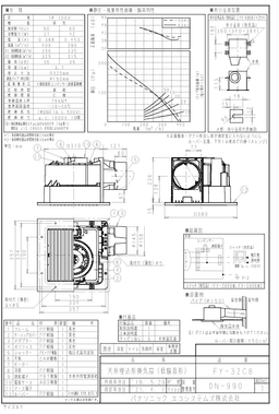 パナソニック FY-32C8 天井埋込型換気扇