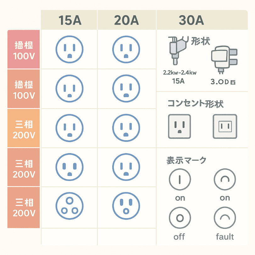 動力用コンセントの種類とは？用途・形状・選び方を徹底解説【電気工事向け】