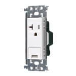 パナソニック WTL19313W   15A・20A兼用アースターミナル付接地コンセント