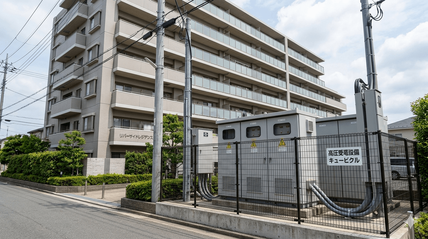 マンションのキュービクル（高圧受電設備）とは？