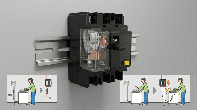 ELCB（漏電遮断器）とは？ELB・MCCBとの違いや仕組み、選び方