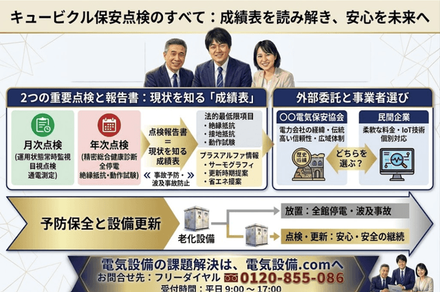 【専門家解説】キュービクルの年次点検と月次点検とは?