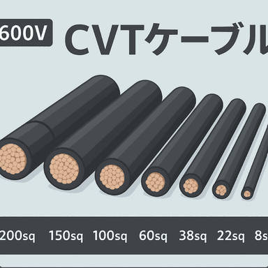 電線CVTケーブルの許容電流と外径を徹底解説｜サイズ選定で失敗しない実務ガイド