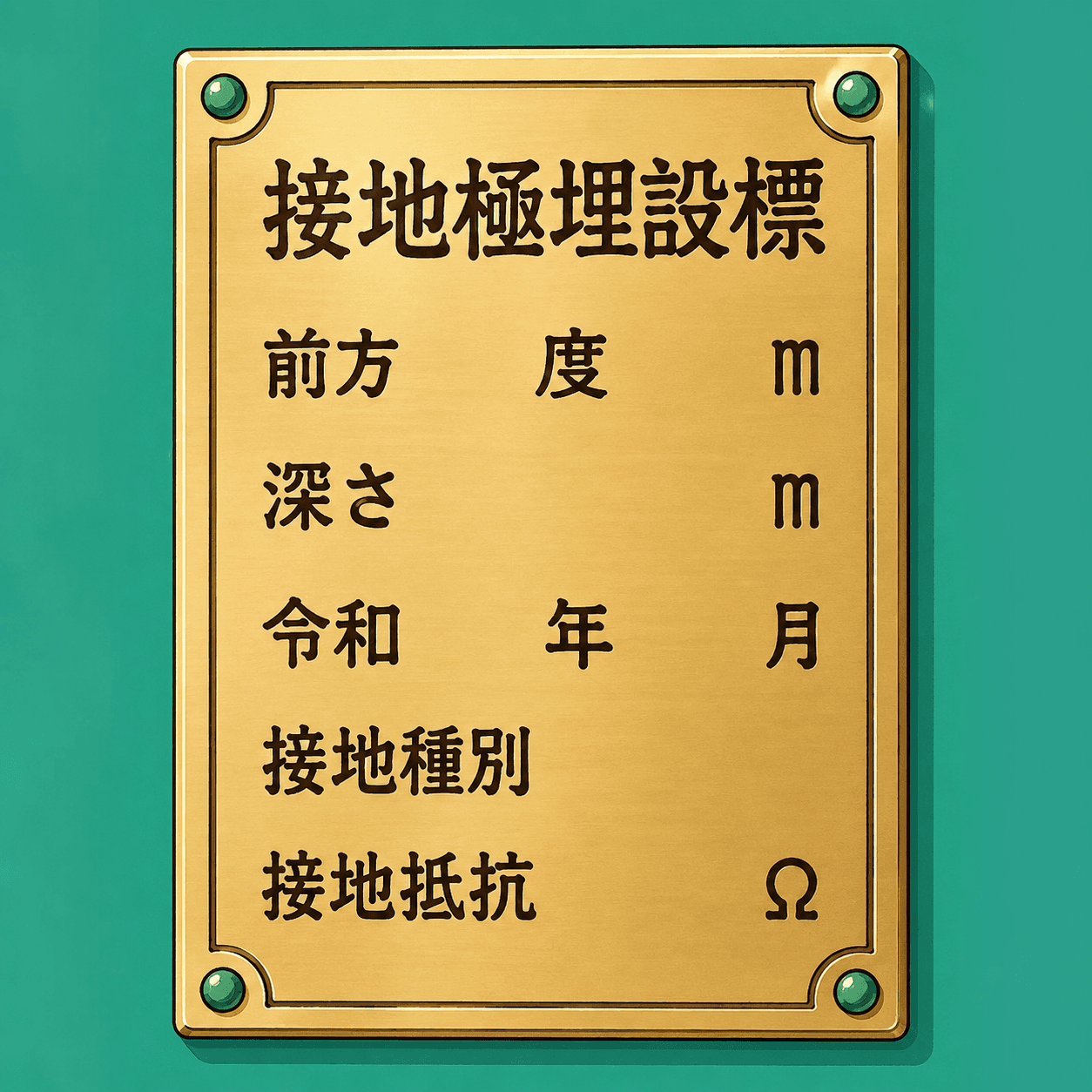 接地極表示板の記入方法と必要性を徹底解説｜電気設備の安全管理に欠かせない理由とは