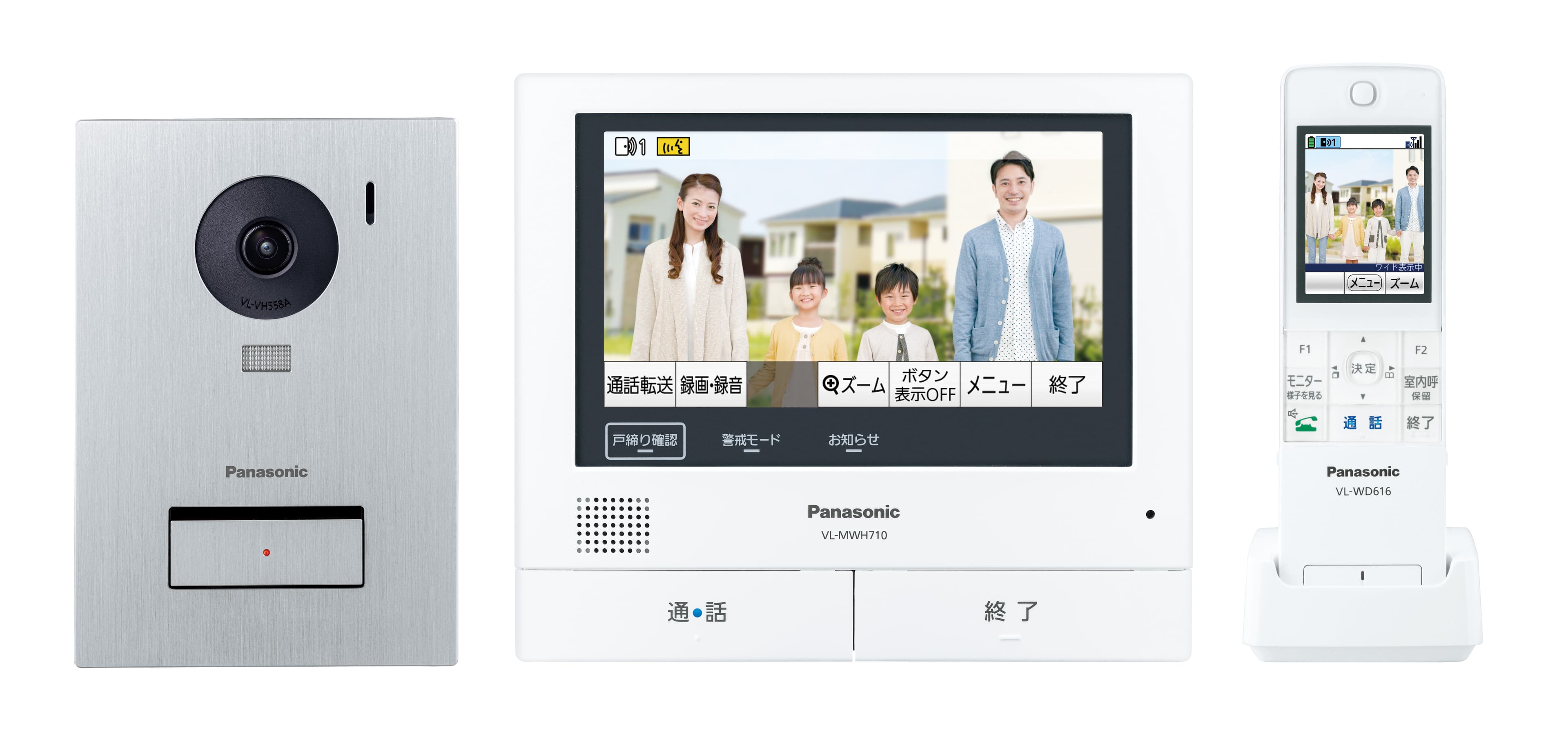 パナソニック  VL-SWE710KS  ワイヤレスモニター付テレビドアホン3-7タイプ