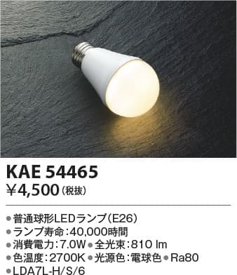 KAE54465   E26普通球形ランプ
