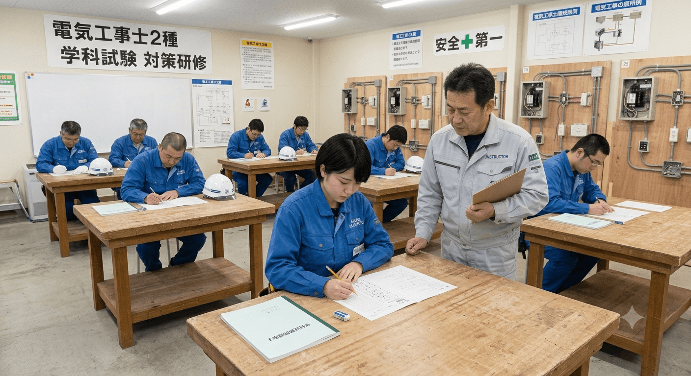 第二種電気工事士の取得が社員教育を変える 若手育成・営業力向上にDENDENアカデミーを活用する方法