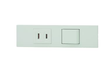 神保電器 KAG-2515   家具・機器用 コンセント/スイッチセット