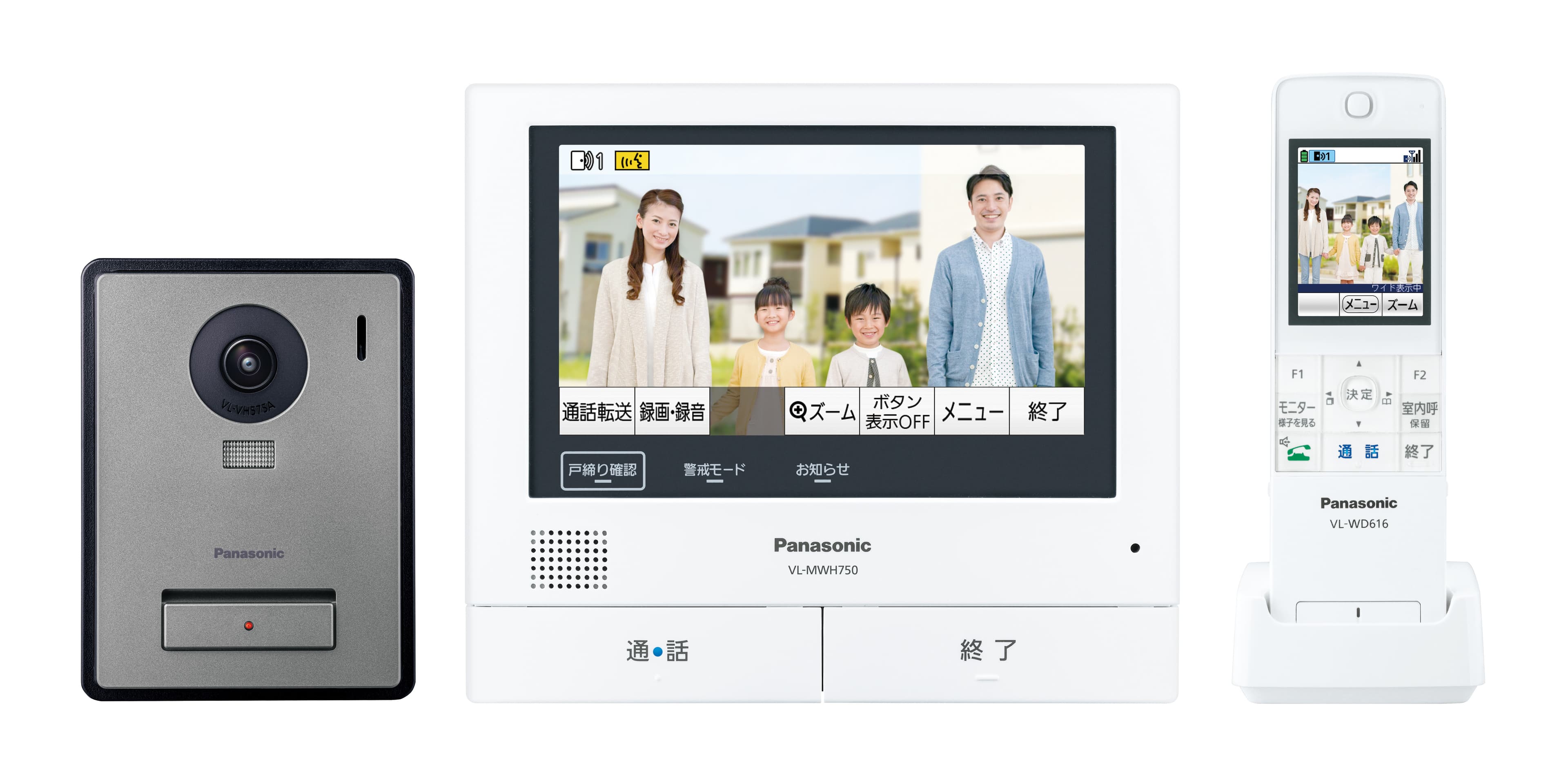 パナソニック  VL-SWE750KF  ワイヤレスモニター付テレビドアホン3-7タイプ