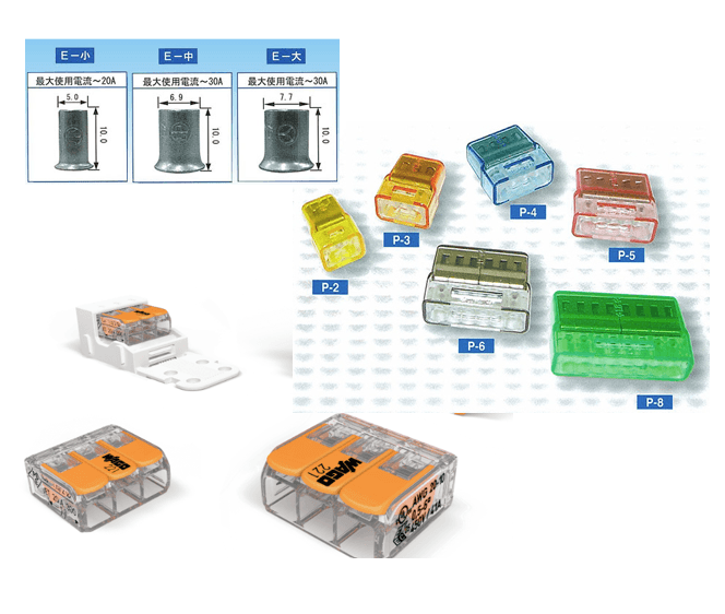 リングスリーブか、透明・ワンタッチコネクターか？