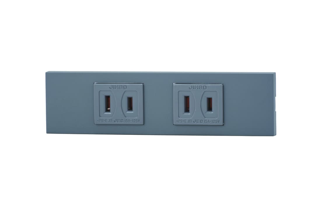 神保電器 KAG-2501   家具・機器用 コンセント/スイッチセット