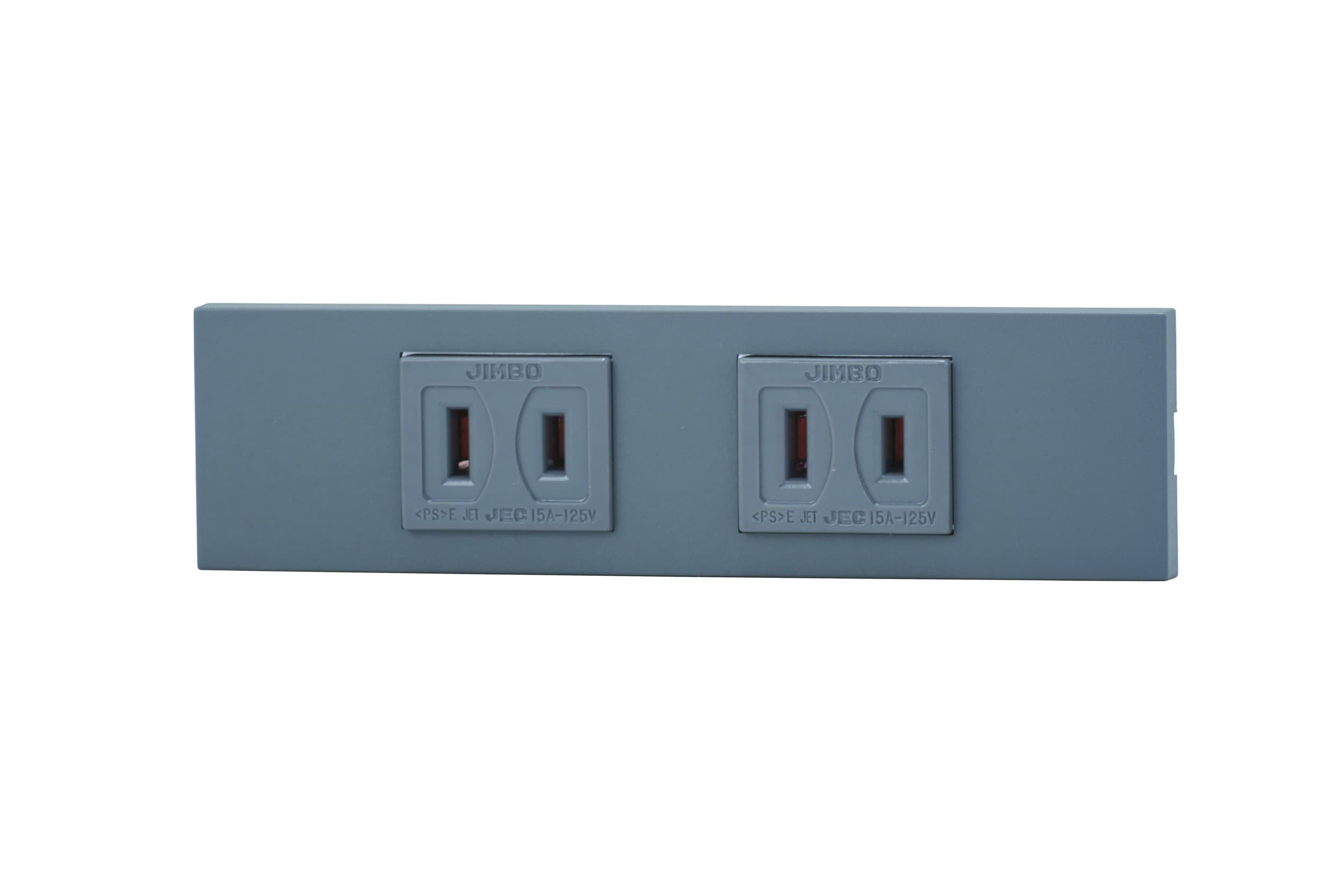 神保電器 KAG-2501   家具・機器用 コンセント/スイッチセット