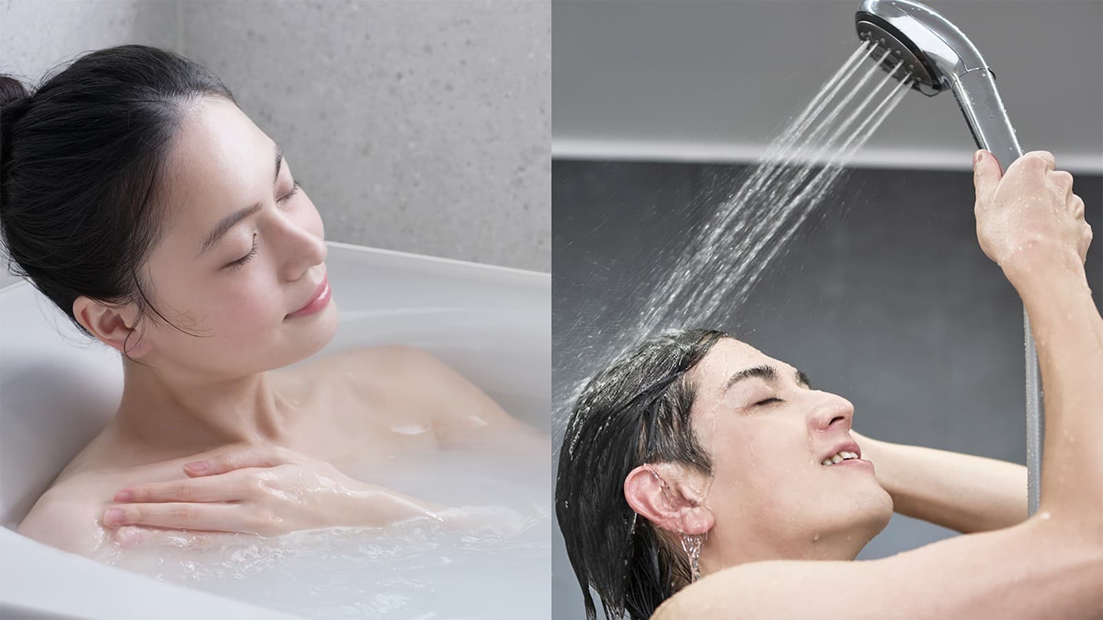 「酸素美泡湯」と「オイルヴェール酸素美泡湯」を体感できる展示