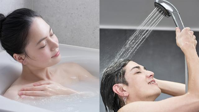 「酸素美泡湯」と「オイルヴェール酸素美泡湯」を体感できる展示