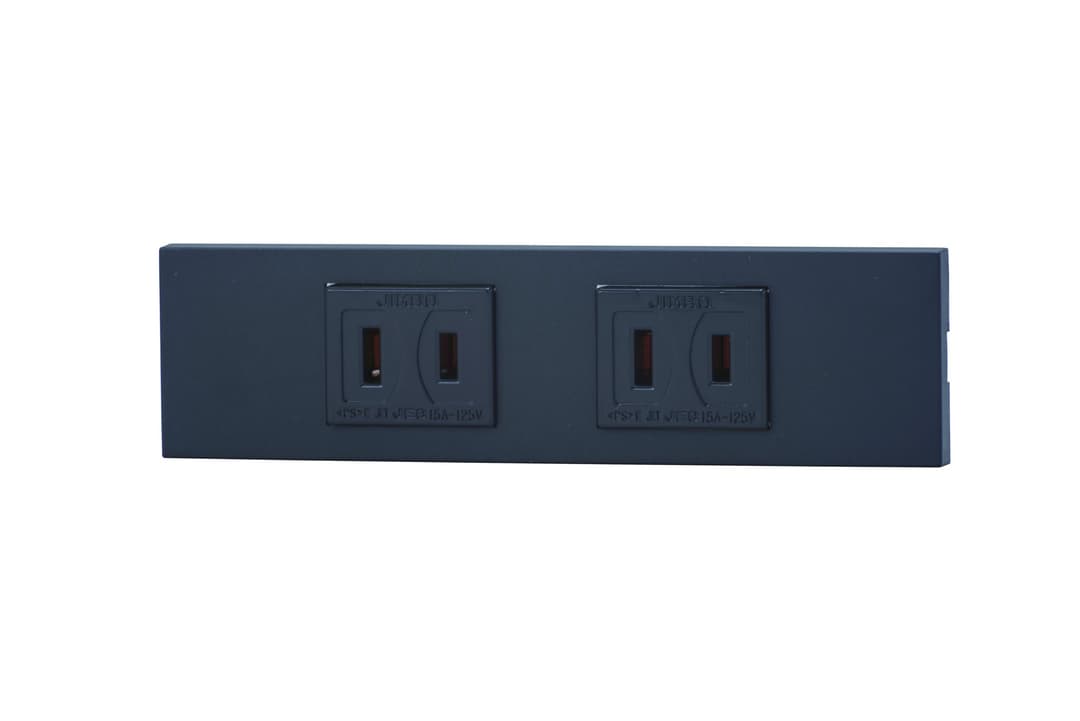 神保電器 KAG-2502   家具・機器用 コンセント/スイッチセット