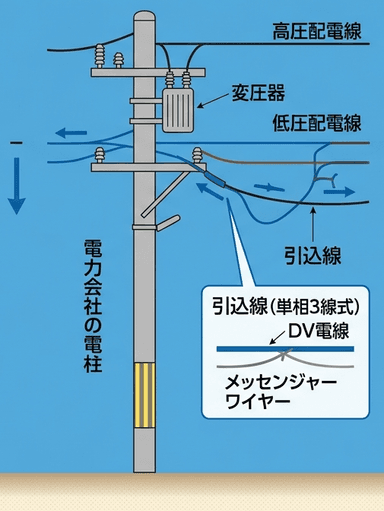 【初心者向け】電力会社からの「引き込み」とは？仕組み・工事の流れ・費用まで徹底解説